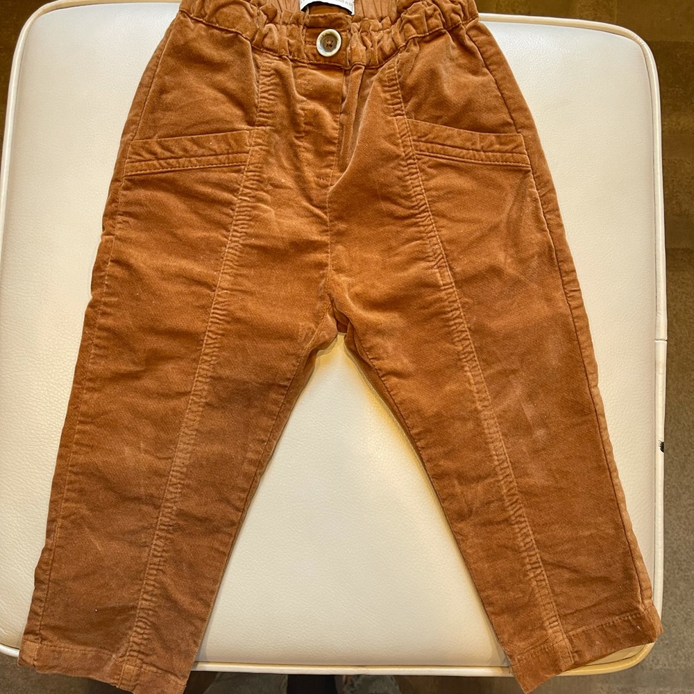 Brown Suede Pants